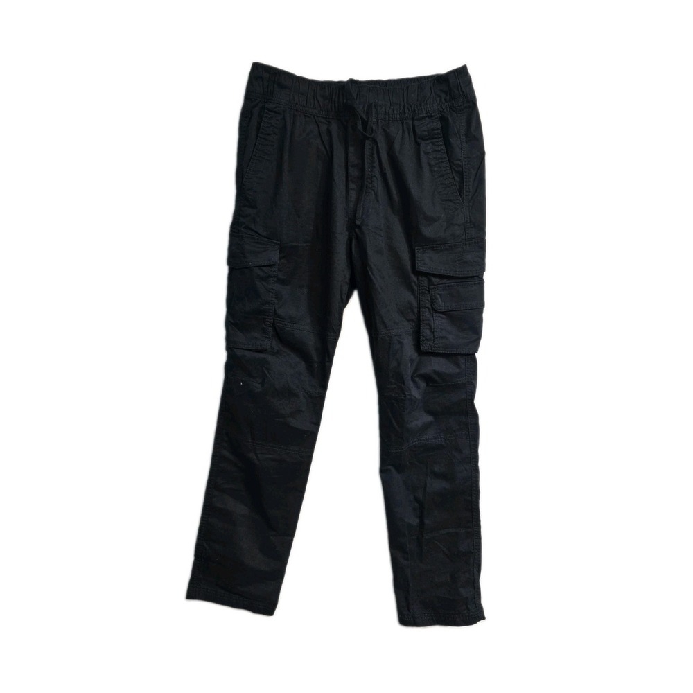 Hollister Men's Cargo Pants  Black  Slim Straight  Large